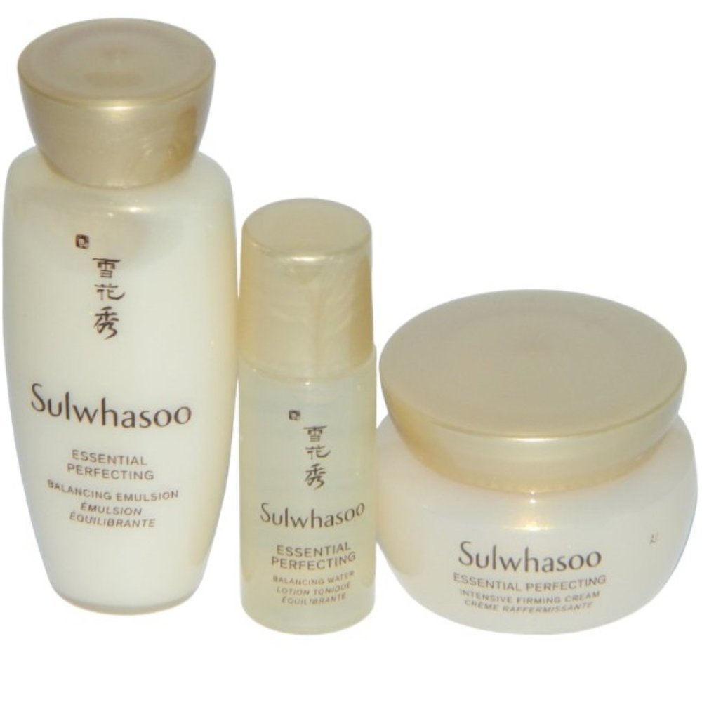Sulwhasoo Essential Perfecting Water, Emulsion and Firming Cream 3pc Lot